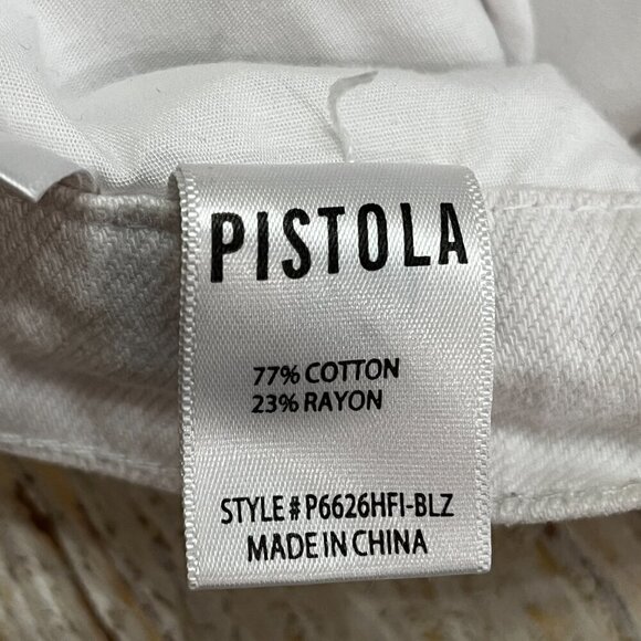 Pistola Presley High Rise Relaxed Roller 27 Fits Like a 4 Blizzard Distressed - Picture 5 of 12